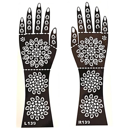 Henna by Niha™ | Double Side Henna Stencil