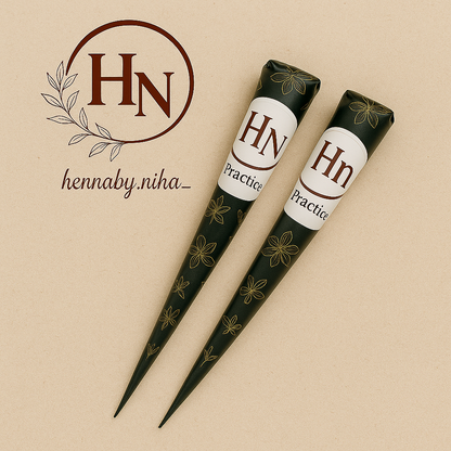 Organic Henna Practice Cone