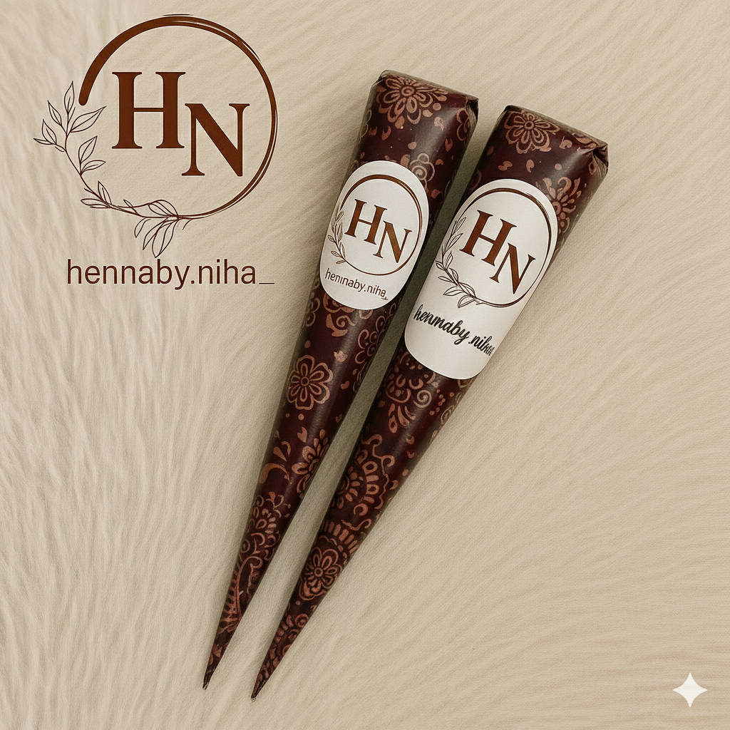 Organic Henna Bridal Cone