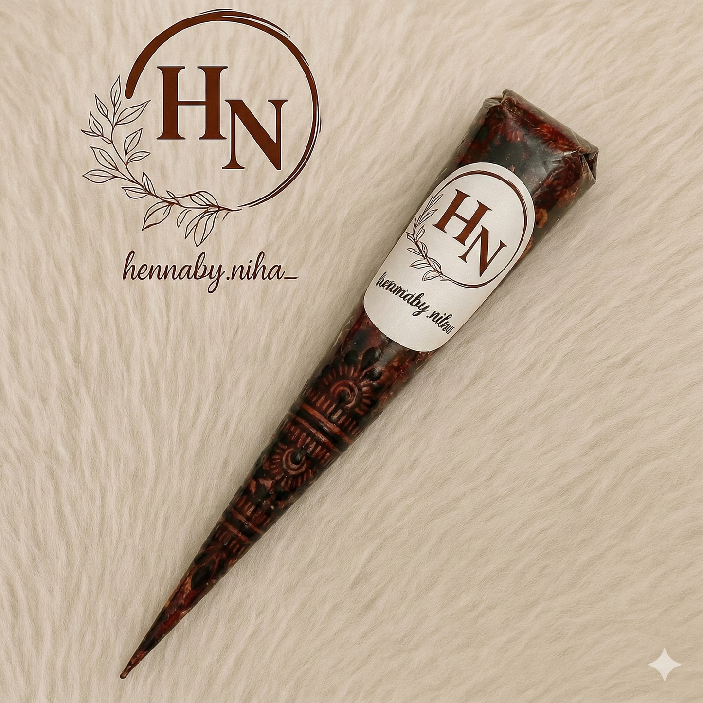 Organic Henna Bridal Cone